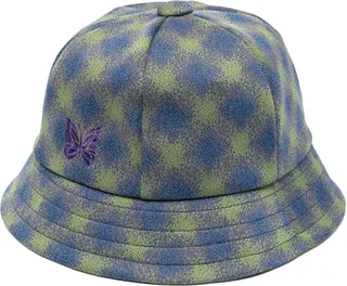 Check-Pattern Bucket Hat