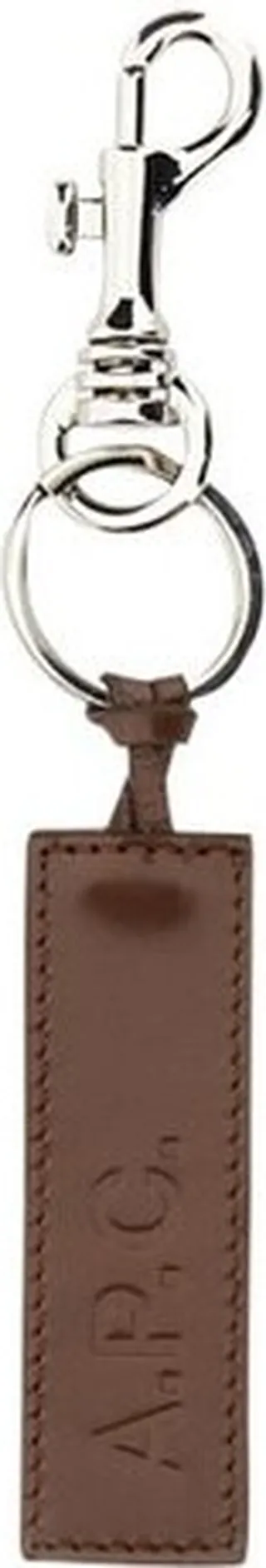 A.P.C. Logo Lettering Detailed Keychain