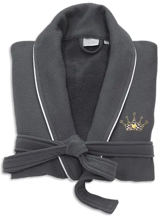 Linum Home Textiles Turkish Cotton Waffle Terry Bathrobe