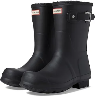Hunter Original Short Insulated Boot (Black) Men's Boots