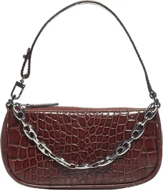 By Far Rachel Embossed Mini Shoulder Bag