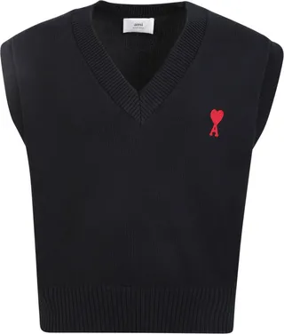 Black Logo Vest