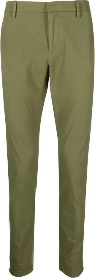 Tapered Cotton Trousers