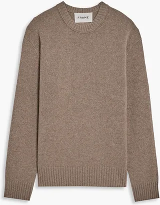 Mélange cashmere sweater