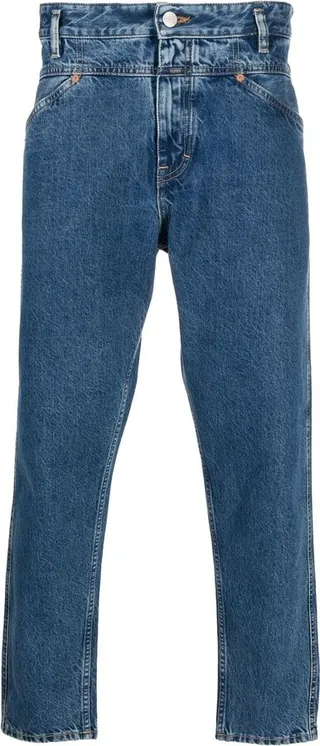 Mid-Rise Cropped Jeans