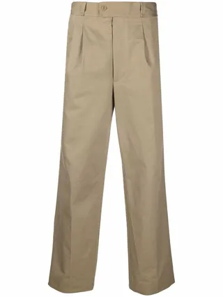 Wide-Leg Tailored Trousers