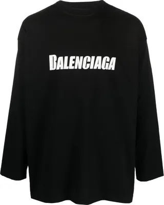 logo-print long-sleeved T-shirt