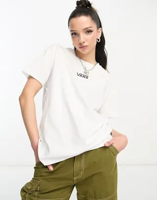 Vans Flying V Oversized t-shirt in white