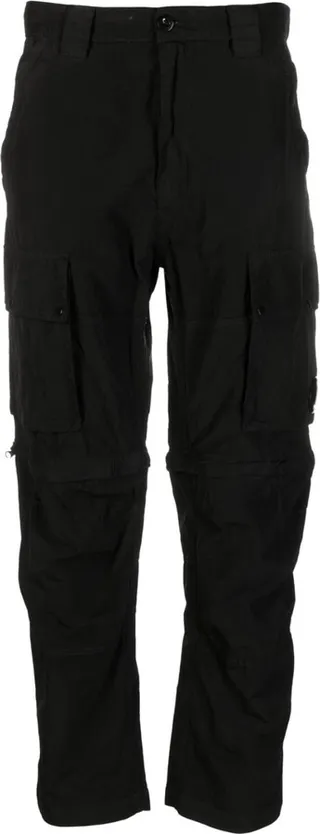 Convertible Straight-Leg Cargo Trousers