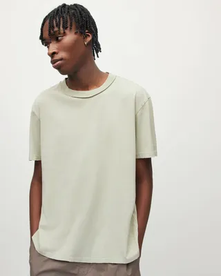 Otto Oversized Crew T-Shirt - Clay Green