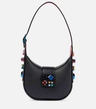 Carasky Mini embellished leather shoulder bag