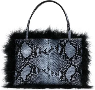 Suki snake-effect tote bag