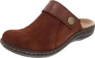 Laurieann Strap Womens Suede Slip On Clogs