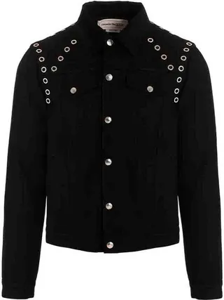 Alexander McQueen Buttoned Denim Jacket