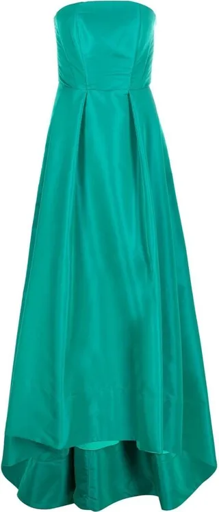 Fitted Bodice Taffeta Dress