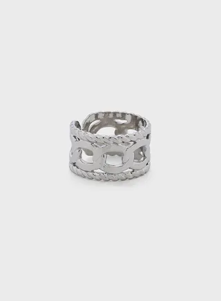 Electra Twist Chain Design Ring