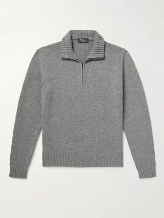 Cashmere Half-Zip Sweater
