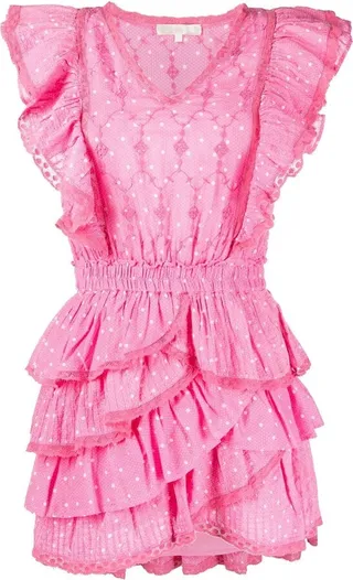 Ruffle-Hem Dress