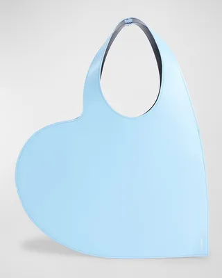 Heart Calf leather Tote Bag