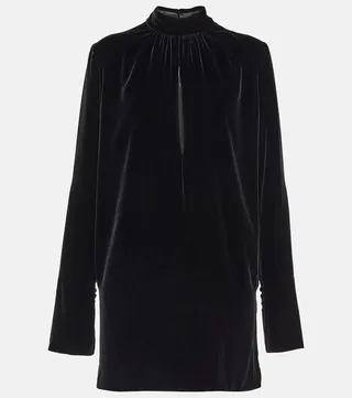Velvet minidress