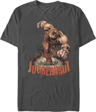 Men's Marvel X-Men Juggernaut T-Shirt - Charcoal - 2X Large