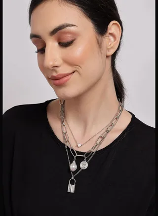 Pack of 3 God Plated Designer Chains
