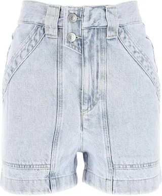 Isabel Marant Étoile High Waist Denim Shorts