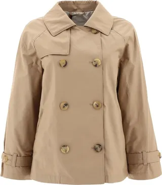 Max Mara The Cube Double Breasted Oversized Trench Coat