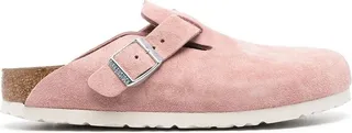 Suede-Leather Clogs
