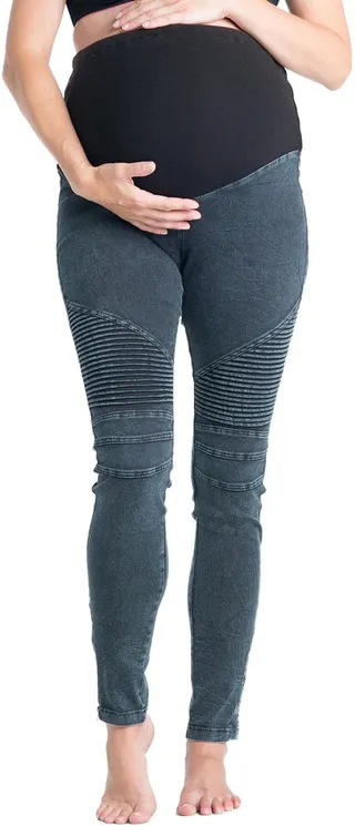Moto Maternity Leggings