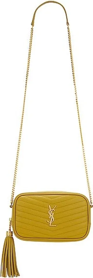 Saint Laurent Mini Lou Bag in Yellow