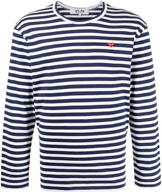 striped long-sleeve T-shirt