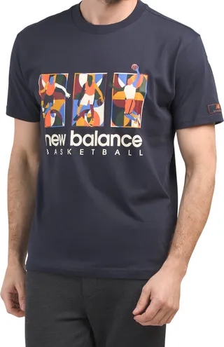 Hoops Abstract Graphic Tee