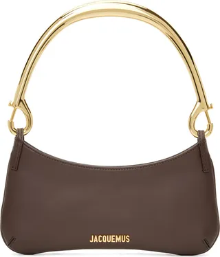 Jacquemus Brown Le Raphia 'Le Bisou Mousqueton' Bag