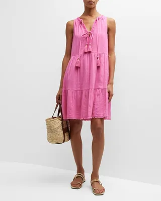 Mykonos Gauze Mini Dress