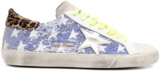 Multi-Print Low Top Sneakers