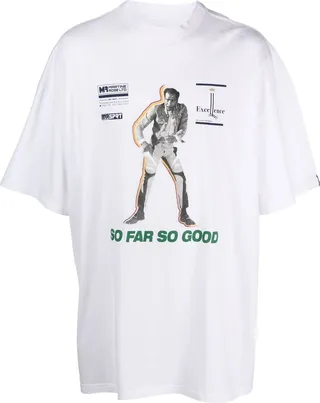 graphic-print short-sleeved T-shirt