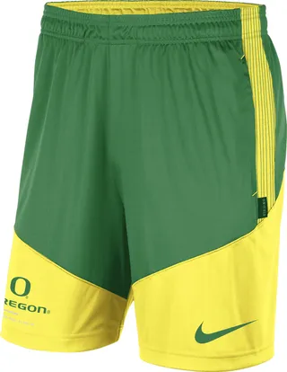 Nike Men's College Dri-FIT (Oregon) Knit Shorts in Green