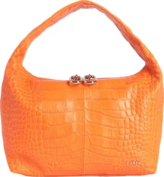 Furla Ginger S Hobo Handbag Orange