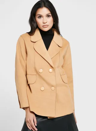 Suede Look Blazer
