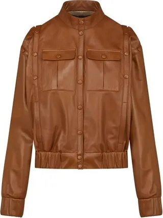 Leather Bomber Jacket