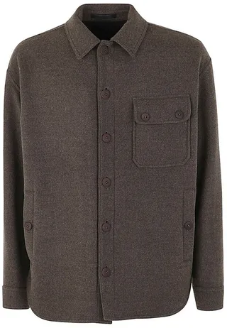 Giorgio Armani Long Sleeved Button-Up Jacket