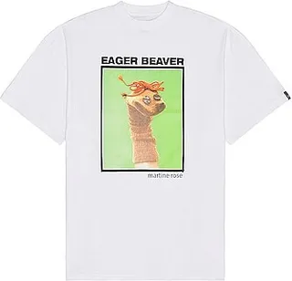 Martine Rose Boxy Oversized T-shirt in White