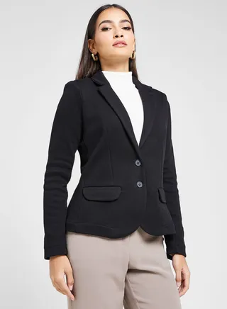 Button Detail Blazer