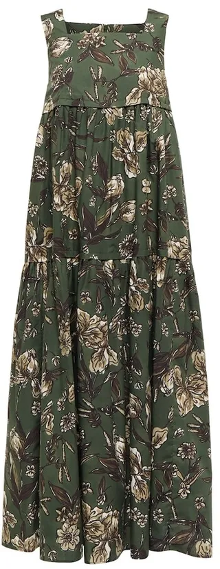 Cicala floral cotton midi dress