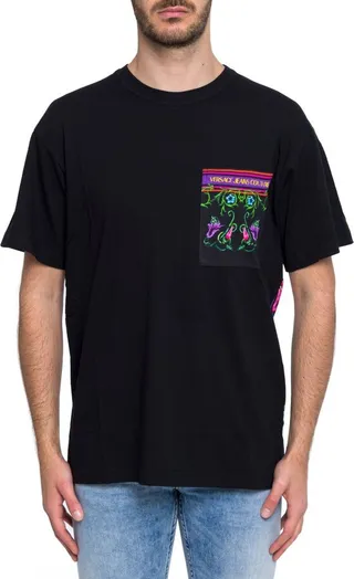 Versace Jeans Couture V-Emblem Garden Crewneck T-Shirt