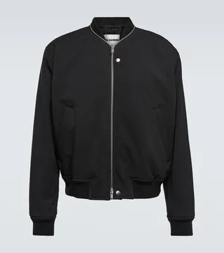 Twill bomber jacket