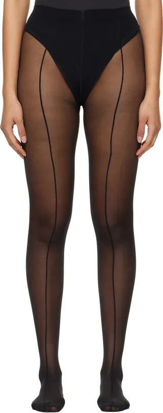 Wolford Black Mugler Edition A Tights