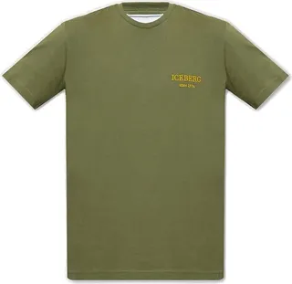 Iceberg Heritage Logo Embroidered Crewneck T-Shirt