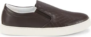 Jaxon Quilted Leather Slip On Sneakers
